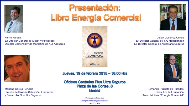 PRESENTACIÓN LIBRO ENERGÍA COMERCIAL